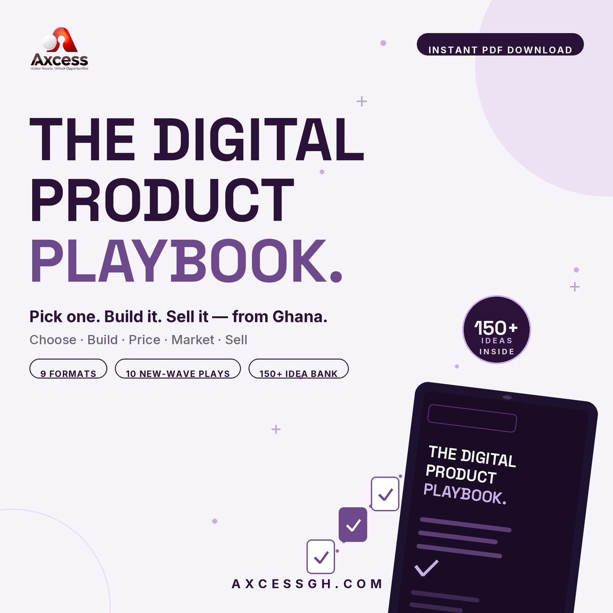 The Digital Product Playbook: Make Your First Sale Online