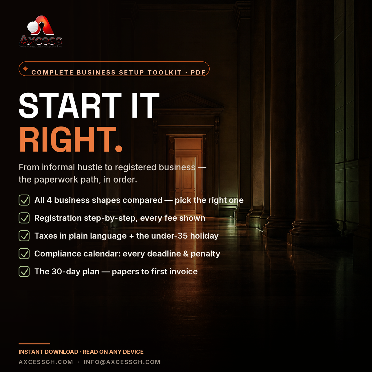 Start It Right: The Ghana Business Setup Toolkit